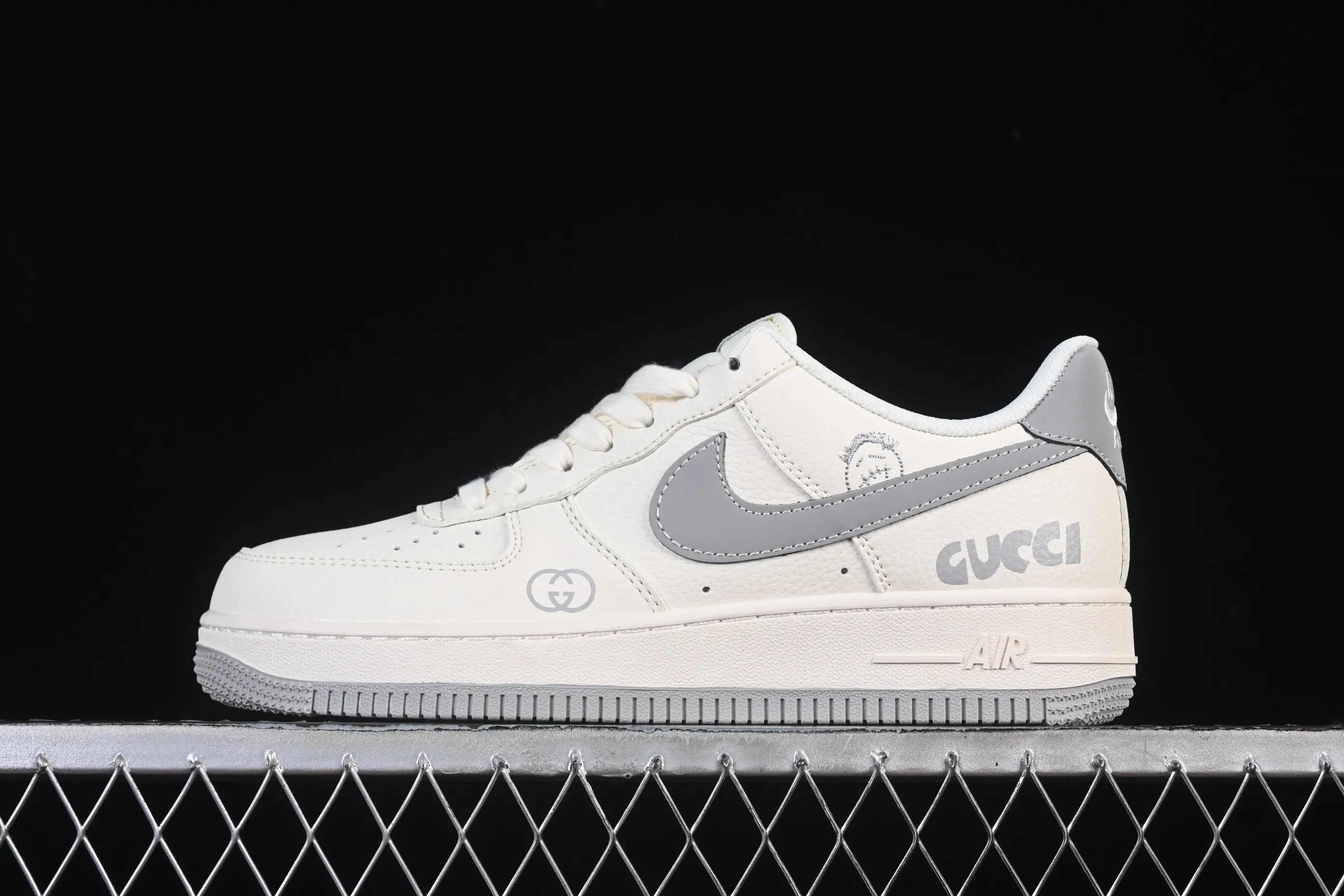 All categories Nk Air Force 1 Air Force series Nk Air Force 1 Low Air Force low top Nike Air Force 1'07 Low Gucci co-branded grimace beige Air Force 1 low top casual sneakers QW5836-024